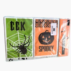 Halloween Treat Bags 80 Count Gloom For Your Room Spider & Pumpkin Designs